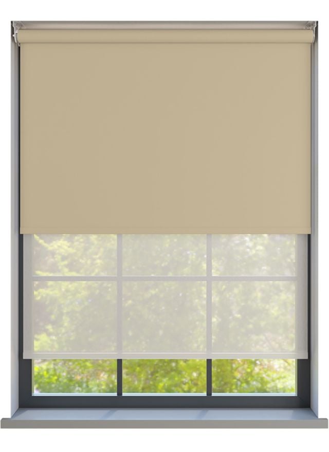 Amor Beige with Haze Pure Double Roller Blind