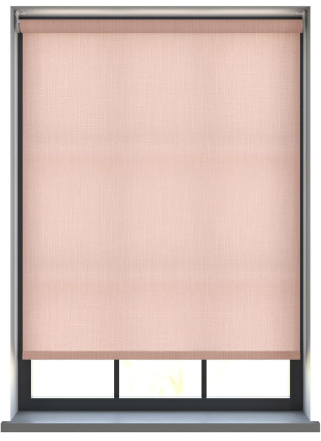 Woven Blush Roller Blind