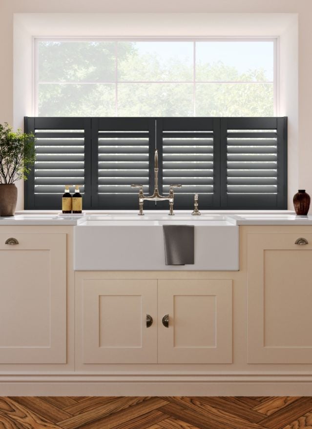 Black Grey Cafe Shutter