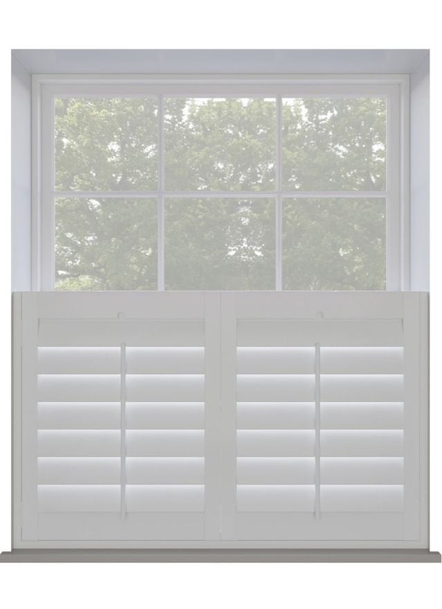 Snow White Cafe Style Shutter