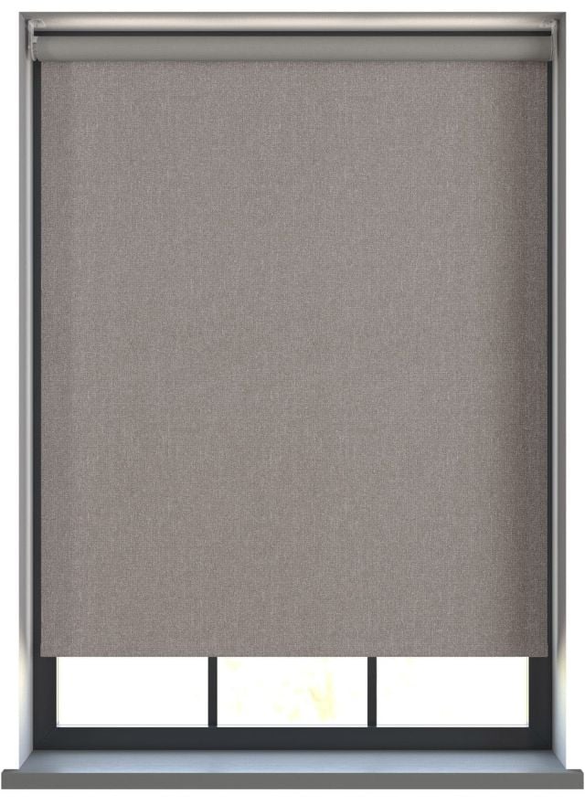 Lux Dark Gravel Roller Blind