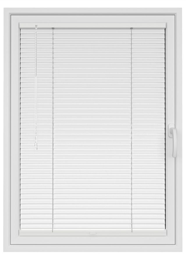 Gloss Pure White StickFitLite Aluminium Blind