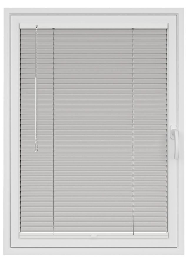 Cotton White StickFitLite Aluminium Blind