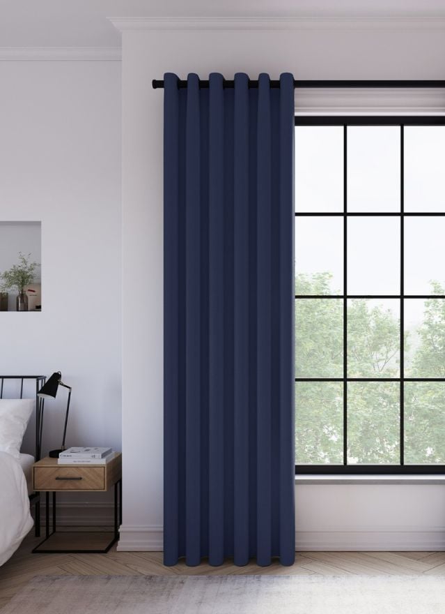 Opulant Faux Silk Brave Navy