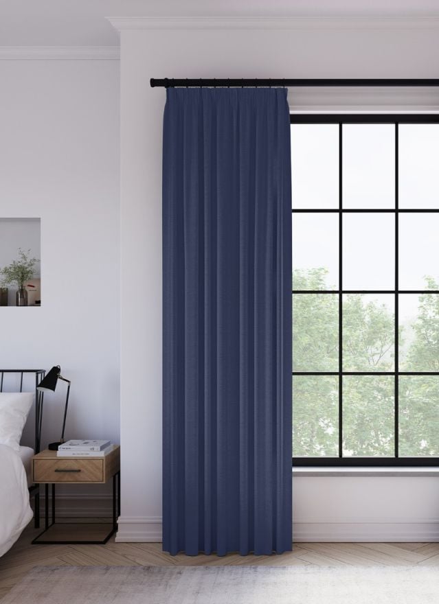 Opulant Faux Silk Brave Navy