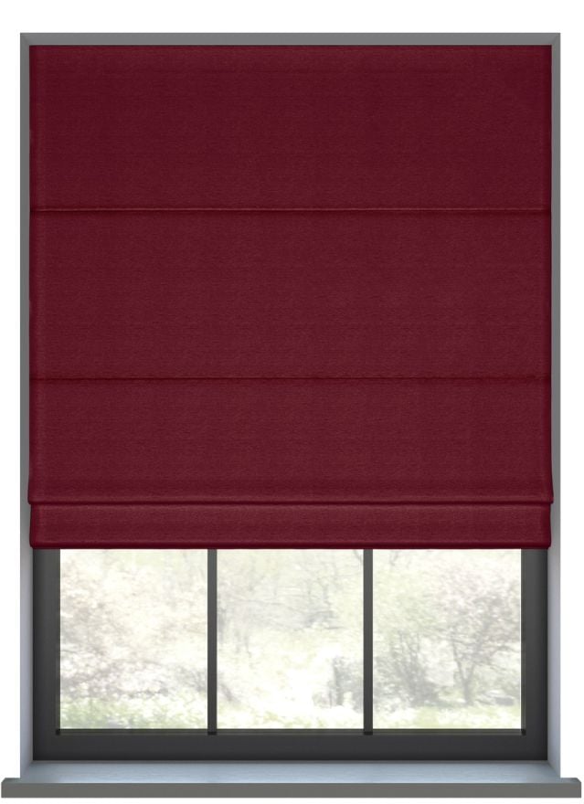 Opulent Faux Silk Mahogany Red