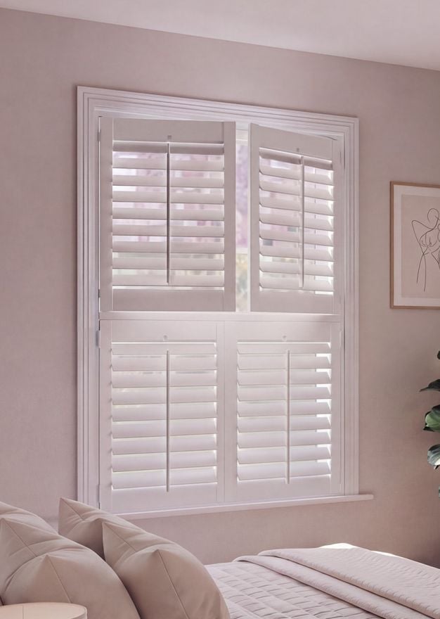 Snow White Tier on Tier Shutter