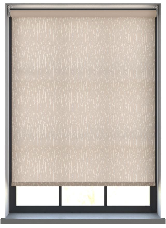 Crown Light Silver Roller Blind