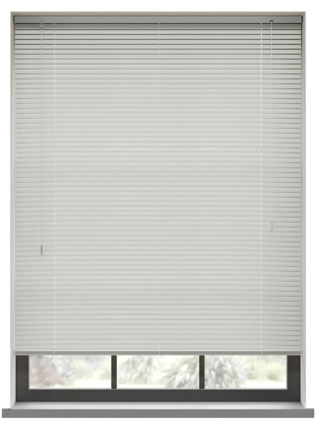 Satin Pure White Aluminium Venetian
