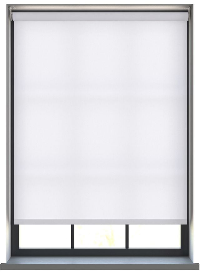 Burst White Lotus Roller Blind