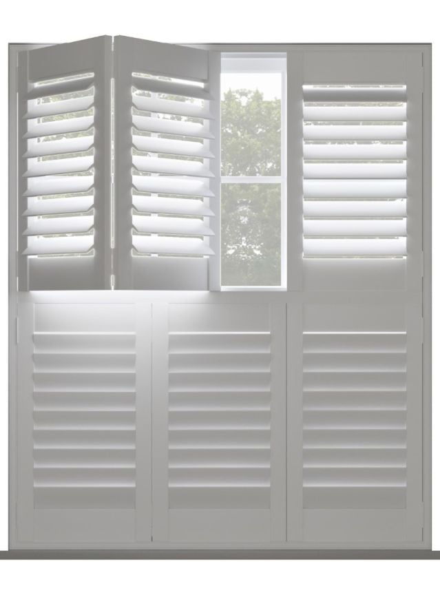 Snow White Tier on Tier Shutter
