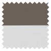 Amor Coffee with Haze Soft Grey Double Roller Blind