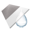 Editions Brilliant White with Pewter Tape
