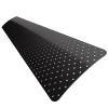 Jet Black Perforated Stick Fit
