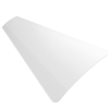 Gloss Pure White StickFitLite Aluminium Blind