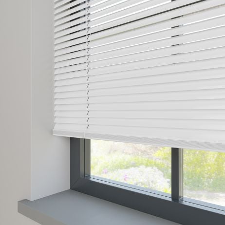Apex Gloss White Aluminium Venetian