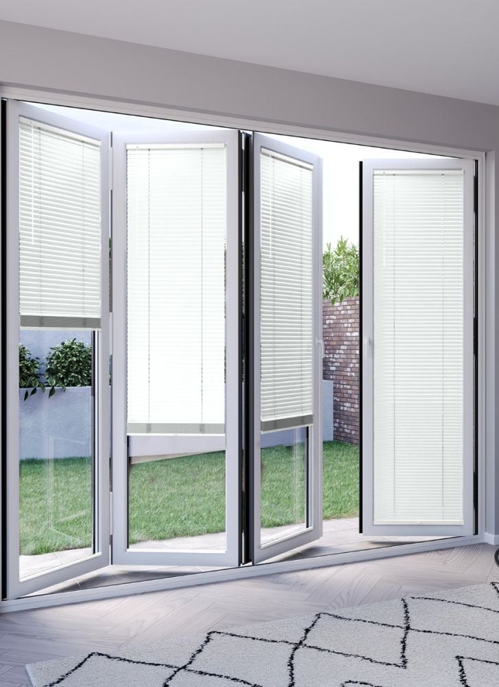 Cotton White Clic Fit Aluminium Blind