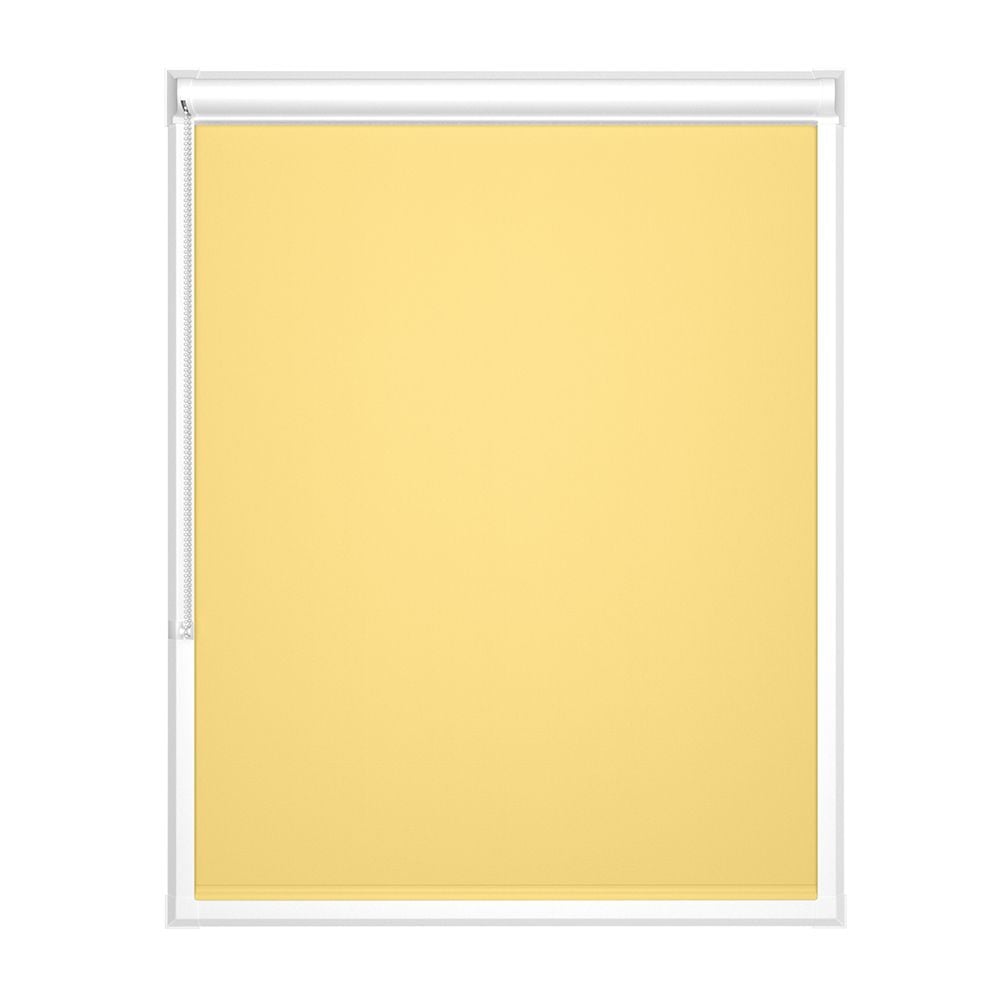 Amor Pastel Yellow Perfect Fit Blackout Roller 