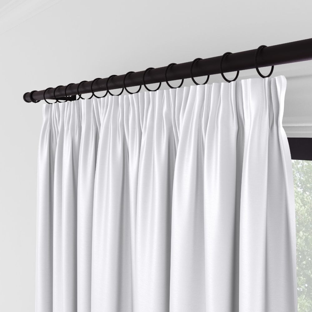 Koi Faux Silk White