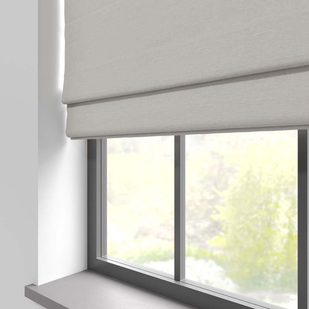 Weave Light Grey Roman Blind