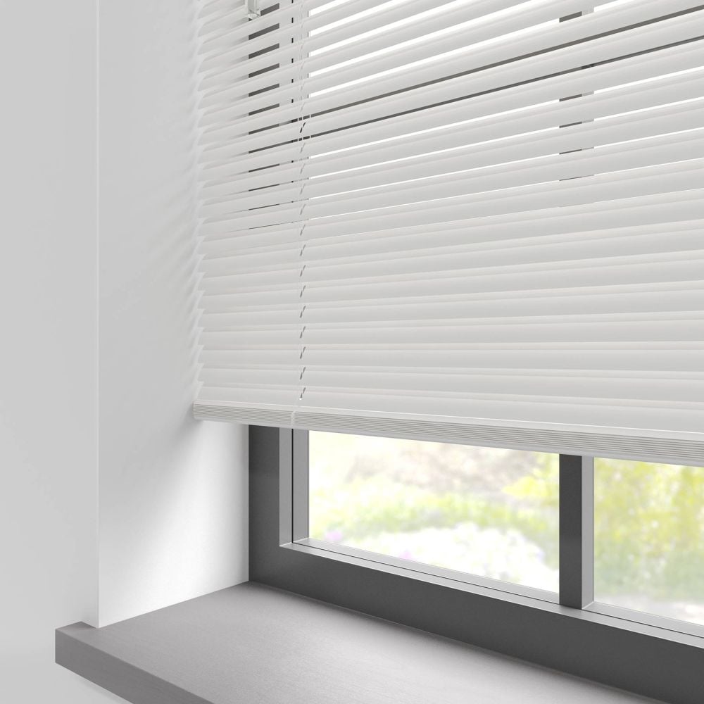 Cotton White Aluminium Venetian Blind