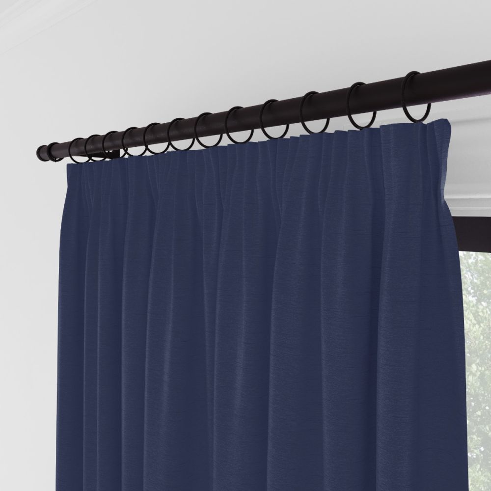 Opulant Faux Silk Brave Navy