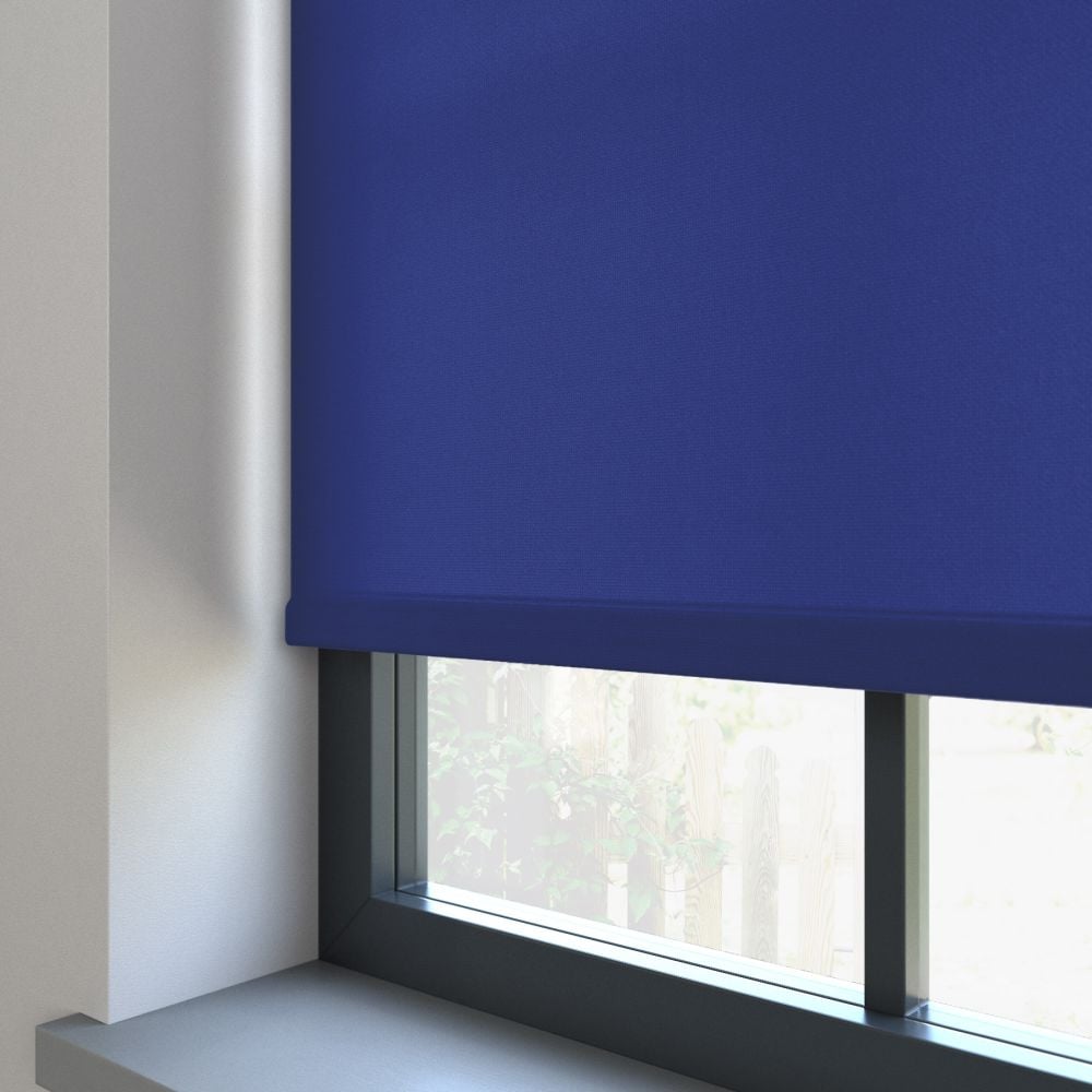 Burst Navy Blue Roller Blind