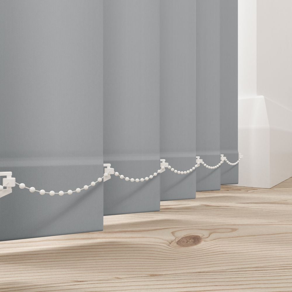 Della Dark Grey Vertical Blind