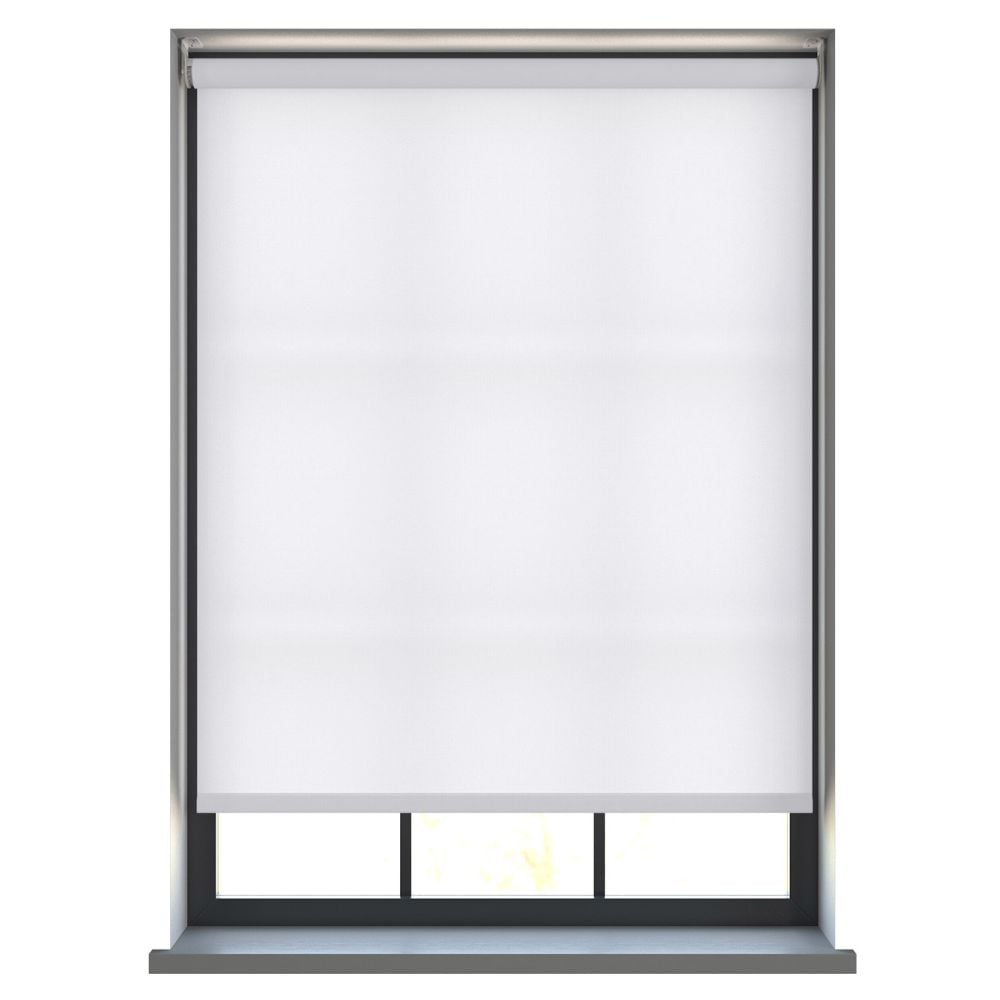 Burst White Lotus - Electric Roller Blind