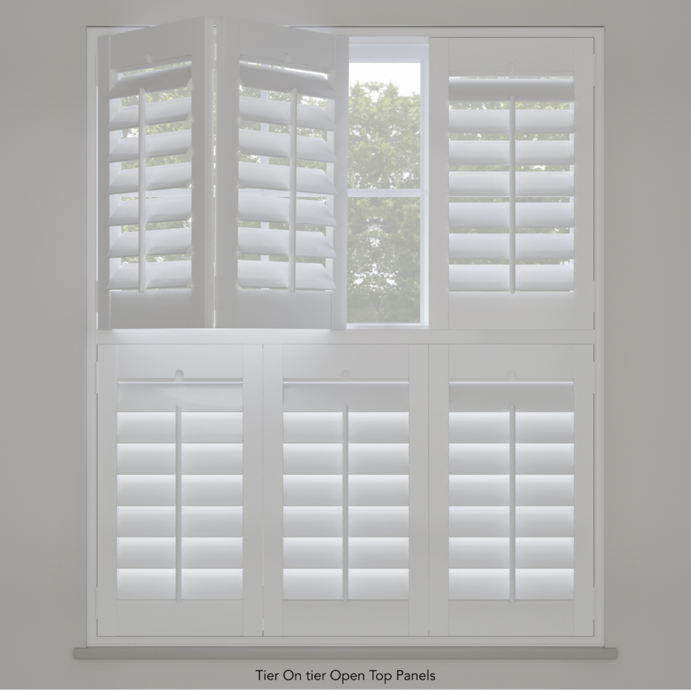 Snow White Tier on Tier Shutter