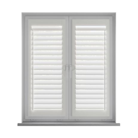 Cotton White Perfect Fit Shutter